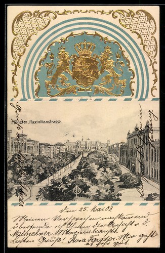 Grußkarten münchen blick - grußkarten-ak,