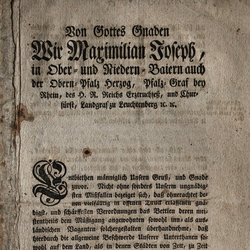 Erlass bayern historisch - erlass,