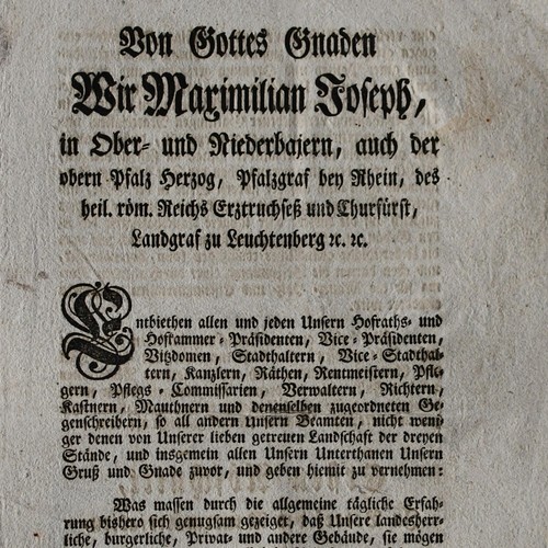 Erlass bayern historisch - erlass,