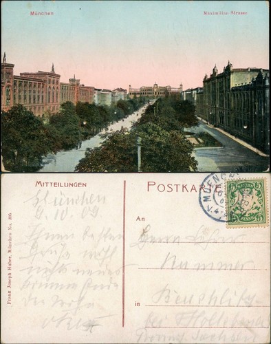 Ansichtskarte münchen - ansichtskarte,