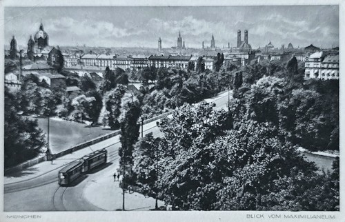 München panorama - ak,