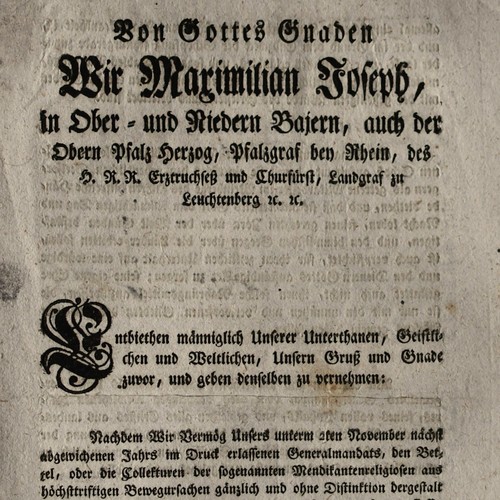 Erlass bayern historisch - erlass,