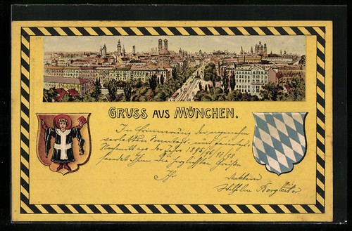 Ansichtskarte münchen - ansichtskarte,
