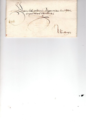 Militaria brief münchen - münchen, 1649