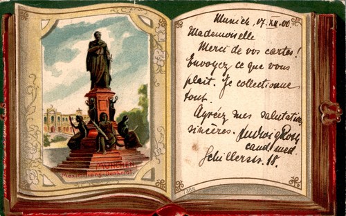 Litho gruss aus münchen - gruss,