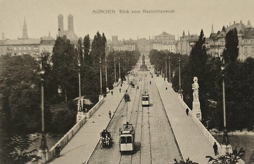 München maximilianstraße - ak,